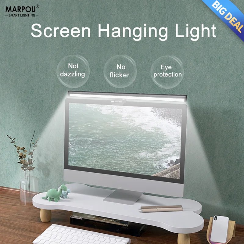 Bar Light Computer Monitor For Pc Gaming Lighting Night Light LED Bedroom Decoration Desk Dimming USB Night Work Gaming Screen