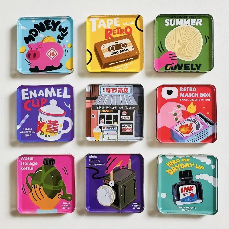 5~20er-Set 5×3cm Rechteckiges DIY-Acryl-Magnet-Set Kühlschrankmagnet für Heimdekoration, Individuelle Fotos, Postkarten, Handgemachtes Kunsthandwerk – Detail 5