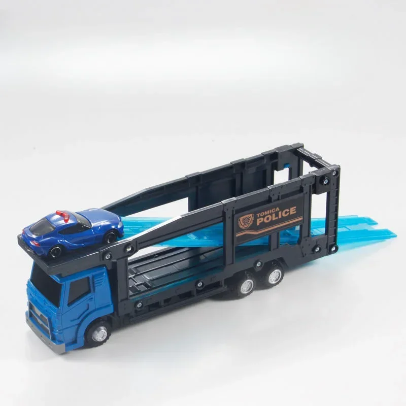 TAKARA TOMY Tomica Politieauto Transportvoertuig Vrachtwagenset Legering Speelgoed Motorvoertuig Diecast Metaal Model Cadeau voor kinderen Jongen