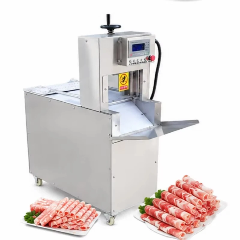 Picture 3: New Frozen Beef Mutton Slicing Strip-cutting Dicing Machine Adjustable Thickness Automatic High Efficiency