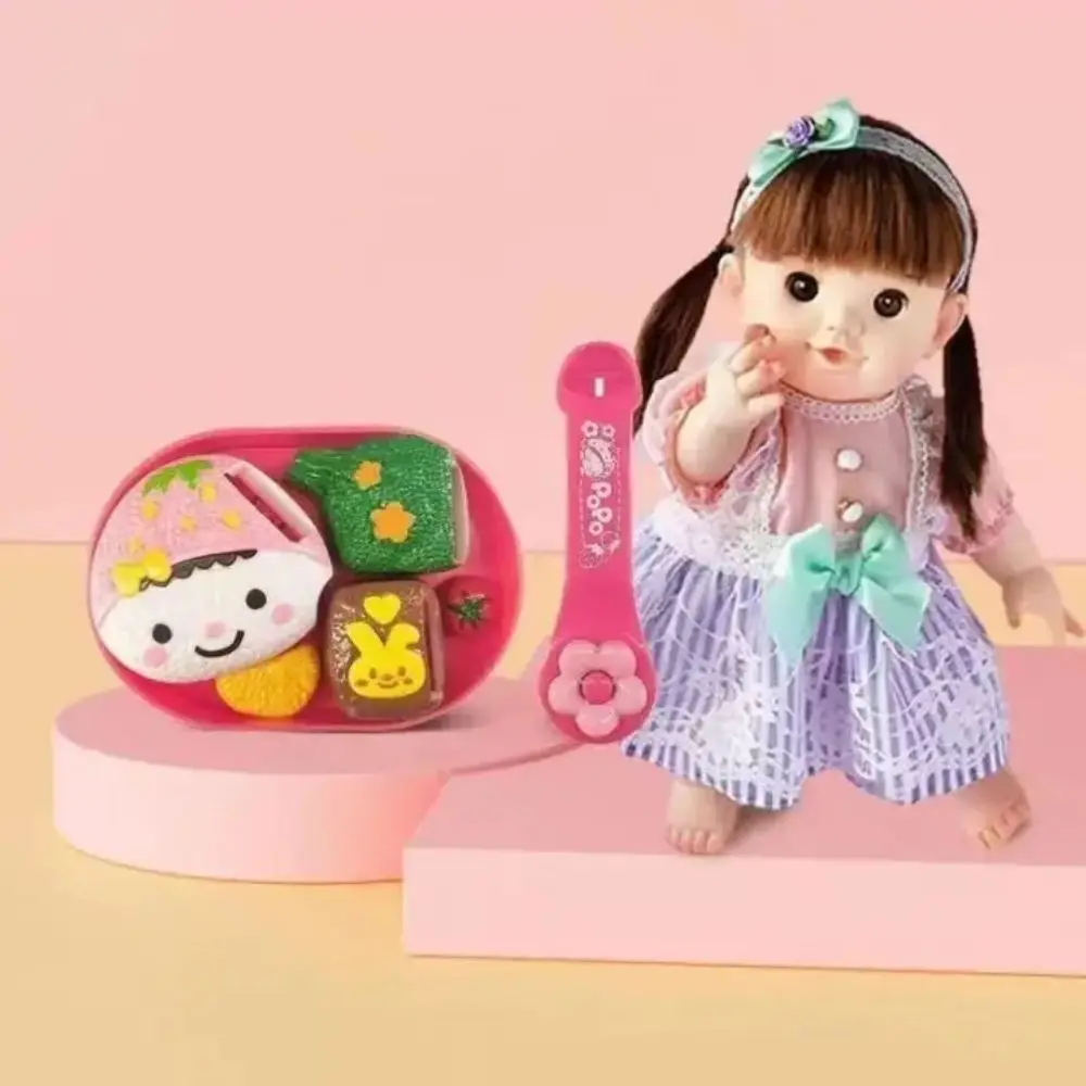 Rabbit Shape Rice ball Pudding Feeding Set Simulation Model Early Education Lunch Box Pudding Role Play Pretend Play