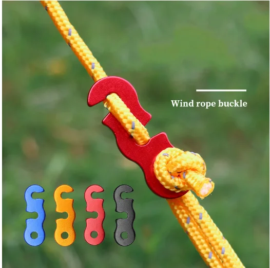 

10pcs Adjustable Camping Tent Cord Rope Buckle S Type Tensioners Fastener Kit Outdoor Camping Tents Securing Accessories