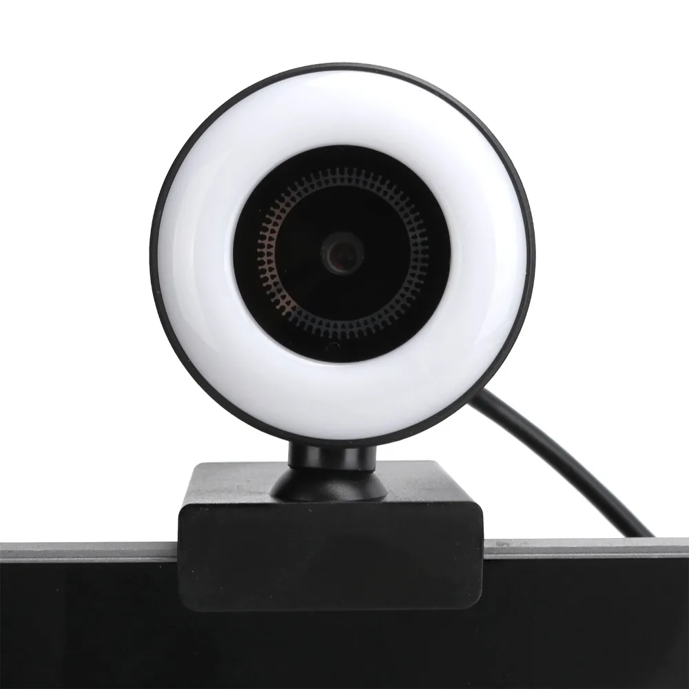 Adjustable Brightness A40 Full HD 1080p Webcam Plug and Play Reduces Background Noise Built-in Microphone
