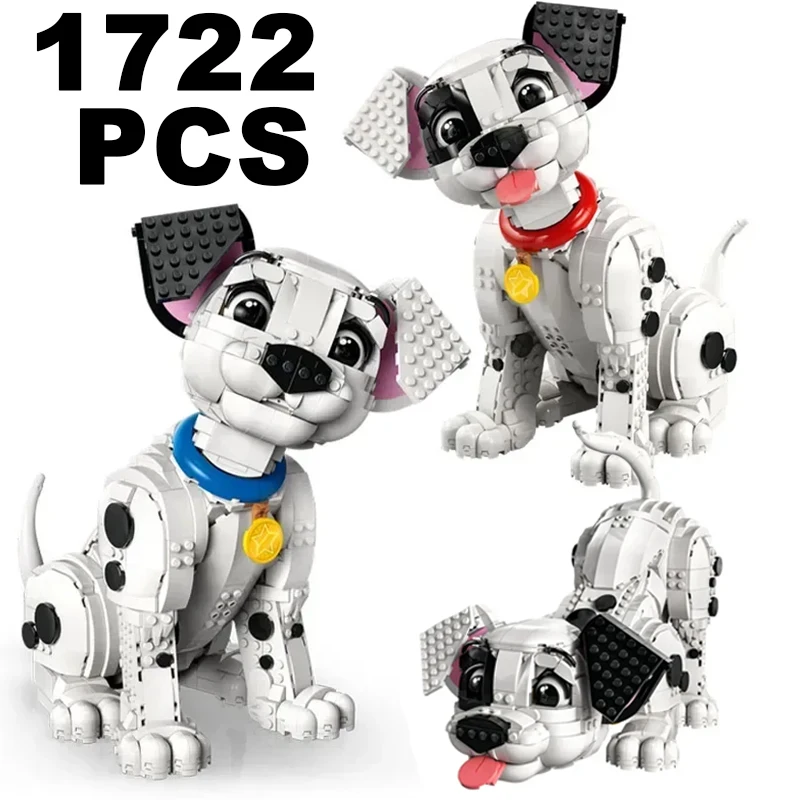 

1722PCS Creative 2025 New Cartoon 101 Little Dog Spotted Dog Building Blocks DIY Model Bricks Toy For Kid Adult Christmas Gifts