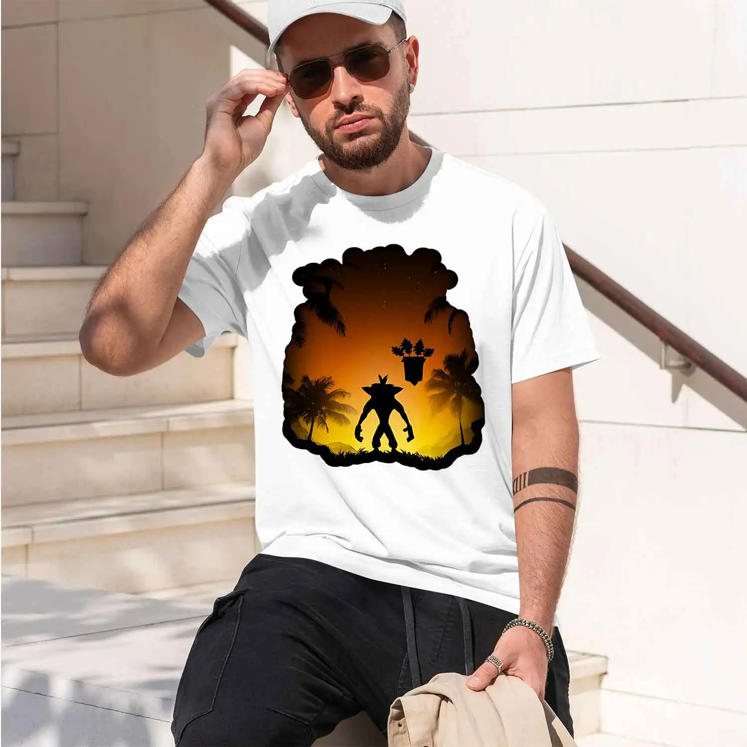 Protector of the 2026 New Model Men’s Short-sleeve crewneck T-Shirt Classic Casual Multiple Colors and Sizes for Daily Wear All-