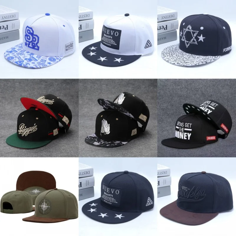 Nouvelles Offres Exceptionnelles : Casquette de Baseball Brodé en Coton pour Hommes et Femmes, Visière Plate, Protection Solaire, Style Hip-Hop, Casquette Trucker, Casquette Snapback, Casquette Papa, Gorras
