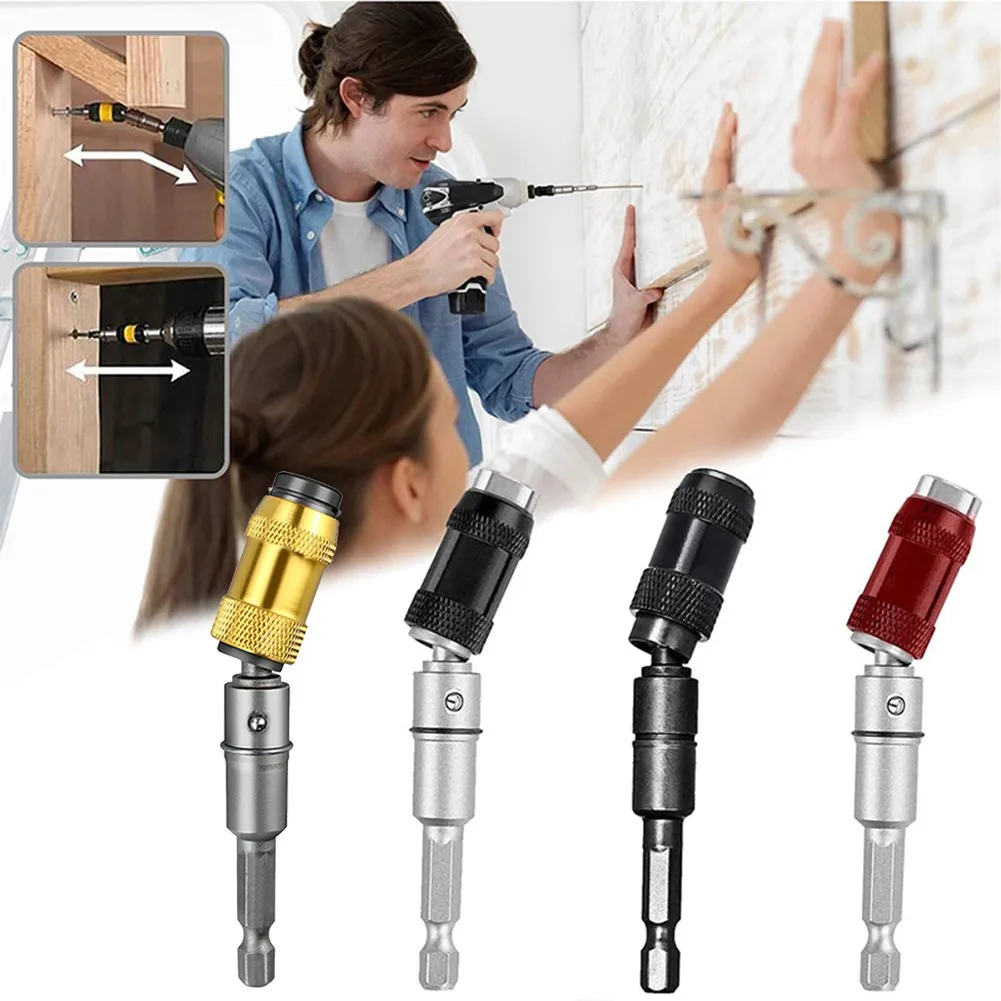 Efficiently Engineered Magnetic Lock Bit Holder Featuring a Flexible 14 Hex Shank Design for Diverse Applications