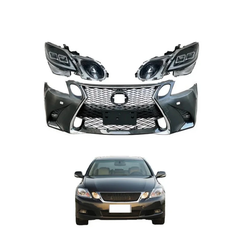 

Car Accessories 2005-2011 Upgr 2017 Sport Front Facelift Lights Car Front Bumper Body Kits GS