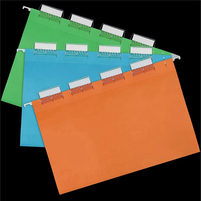 

J1UL1N 600 Sets 2 Inch Hanging Folder Tabs And Inserts For Quick Identification Of Hanging Files Hanging File Inserts A