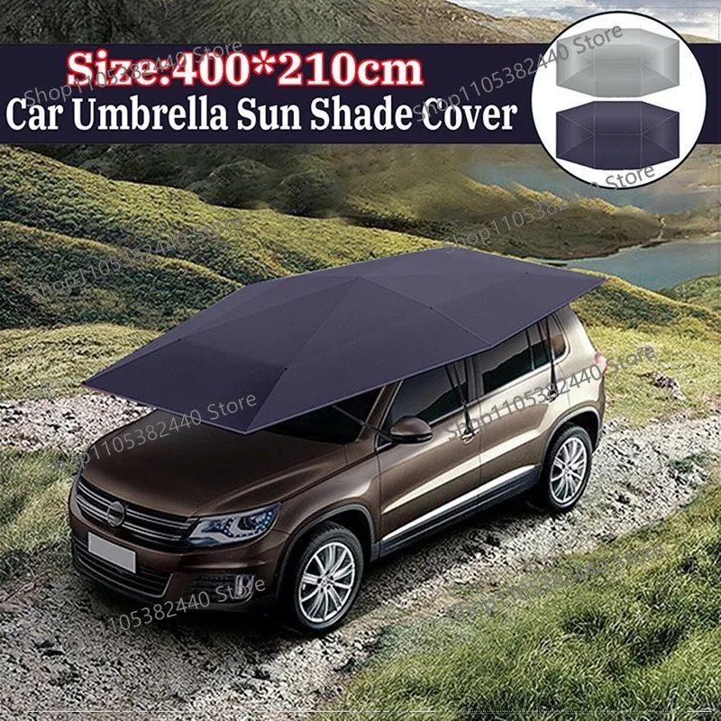2PS auto supplies automatic mobile heat insulation carport tarpaulin can be replaced without shelves