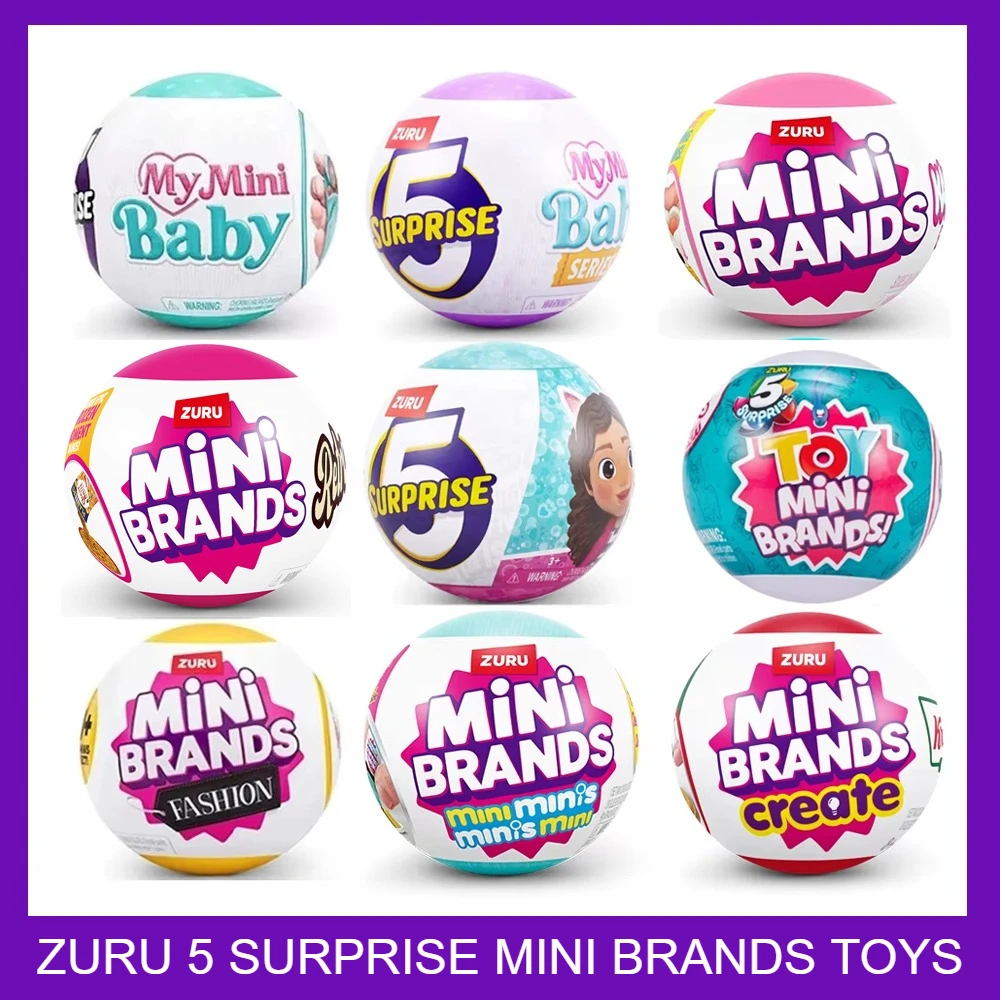 

Zuru Игрушка-сюрприз My Mini, миниатюрная Kawaii, фигурка детского питания, миниатюрные игрушки, загадочная слепая коробка, оригинальные коллекционные детские подарочные игрушки