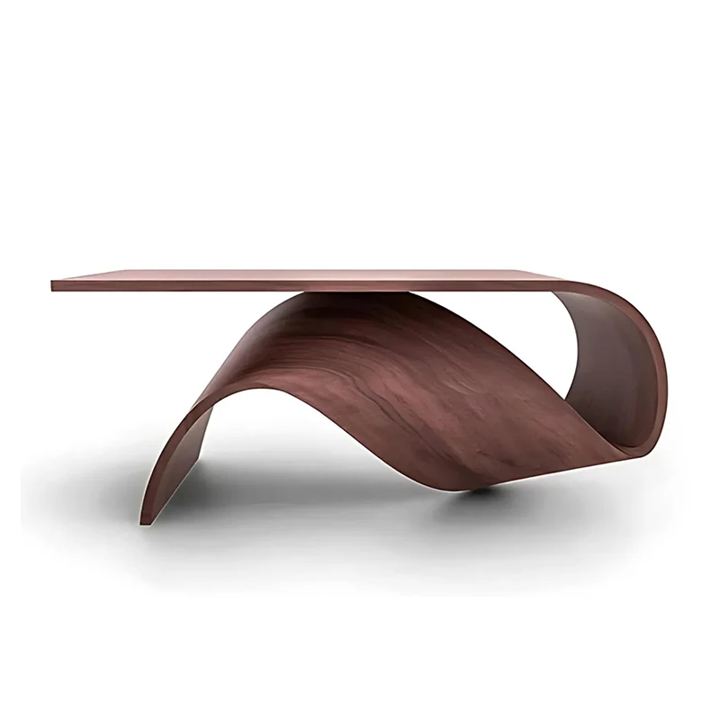 

Luxury dining room furniture kitchen art unique shape fiberglass dining table set side table