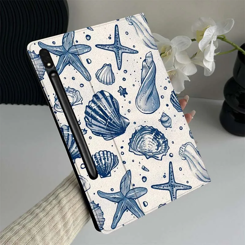 

Cartoon Shell Starfish Pattern Gift Tablet Case For Samsung Galaxy Tab S7 S8 S9 S10 FE Lite