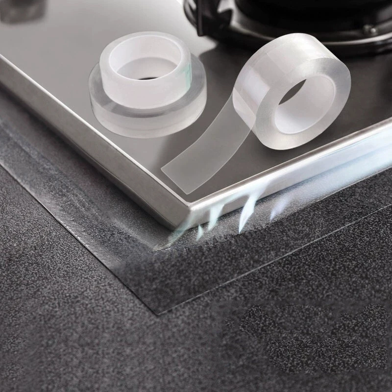 /5M/10M Single Side Self-Adhesive Nano Tape Waterproof And Stain-Resistant Kitchen Bathroom Sink Caulk Strip Transparent Tape