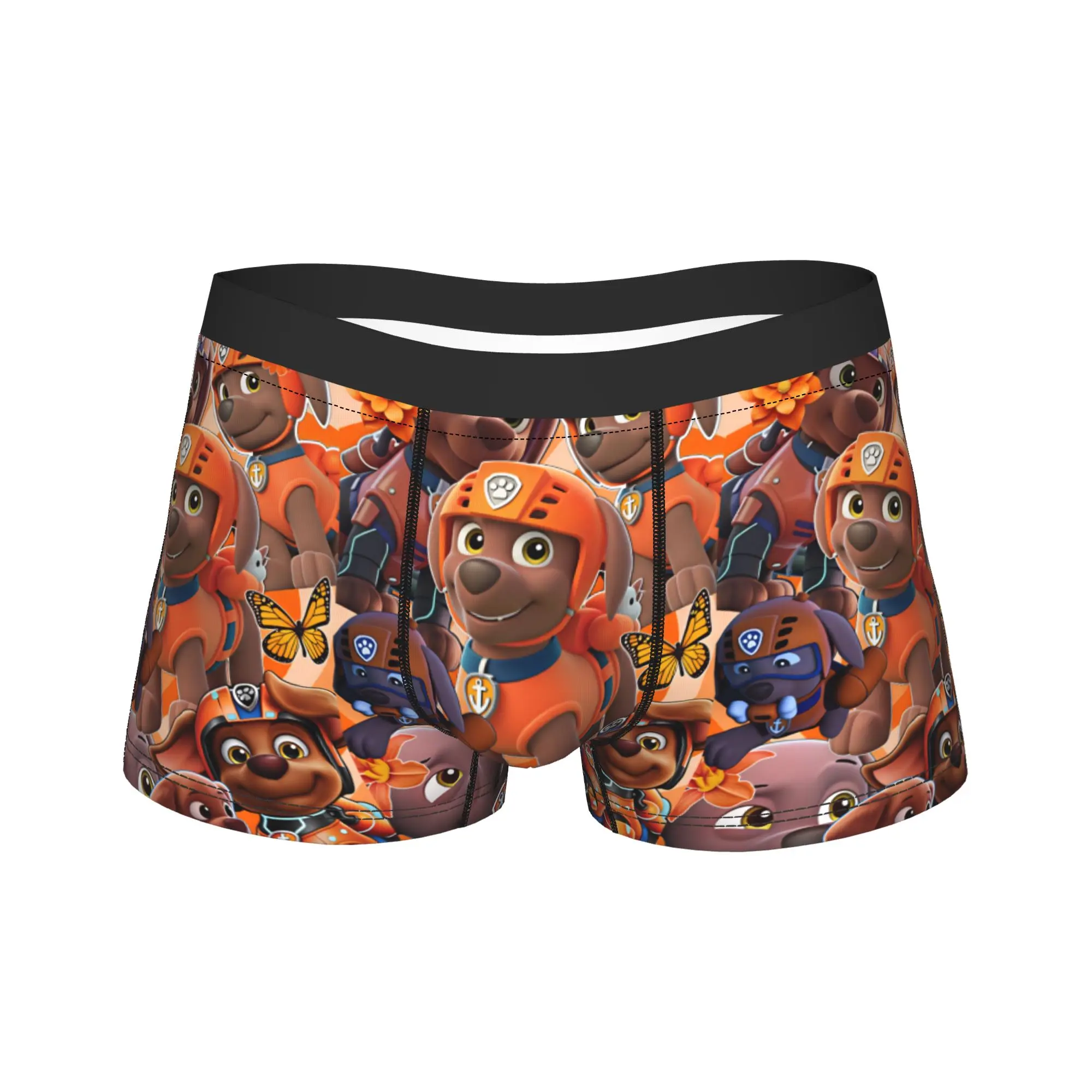Paw Dogs Zuma Character Art Underwear  Comfortable Panties Custom DIY Boxer Brief For Men 3D Pouch Plus Size Boxer Shorts
