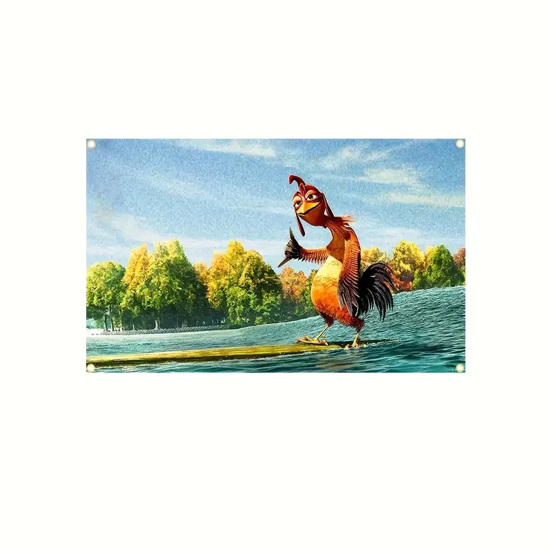 

Vibrant Chicken Flag 3x5 Ft Funny Flags for College Dorm Room Guys Meme Flags Man Cave Bedroom Wall Art Decor Banner Gifts