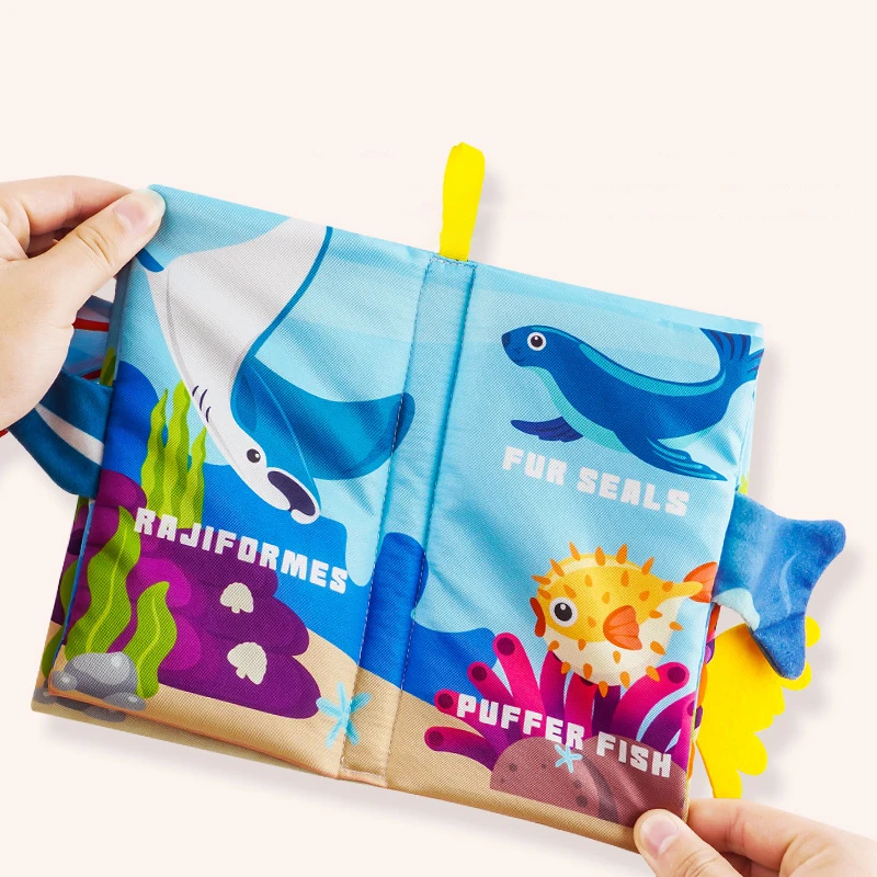 Baby Books Toys, Baby Books 0-6 Months, Touch And Feel Cloth Crinkle Soft Books, Toys For 0-3-6-12-18 Months Infant Newborn