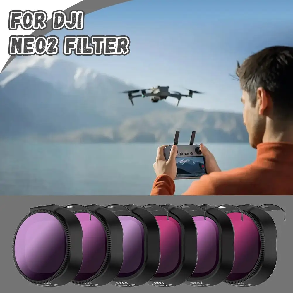 

Для DJI Neo 2, объектив для дрона, летные камеры, летающие комплекты CPL NDPL MCUV, фильтр-поляризатор, стабилизатор, устойчивый к царапинам протектор