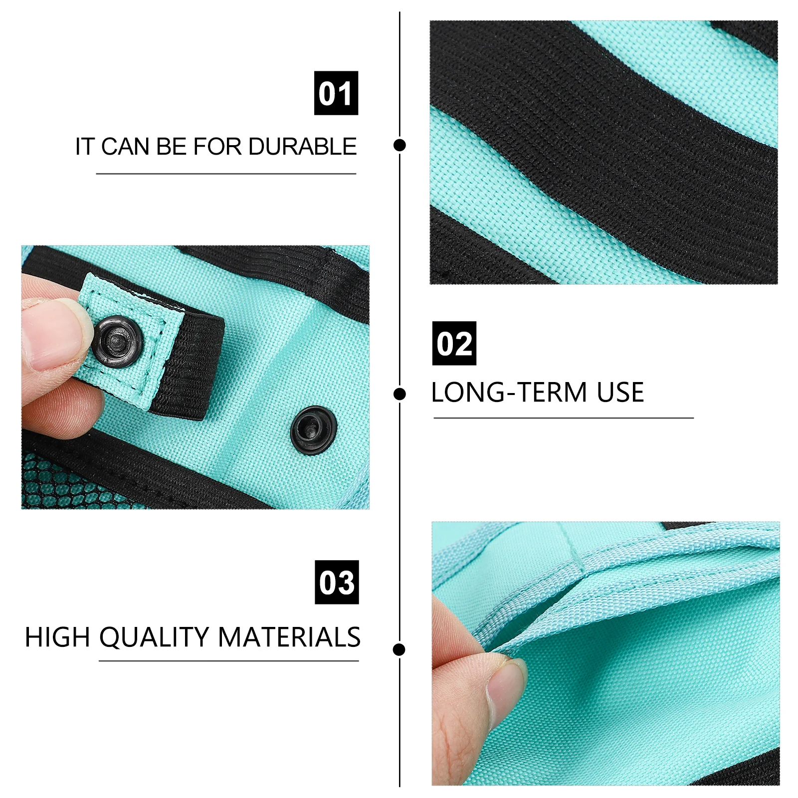 

1pc Pen Storage Bag Durable Simple Design Large Capacity For Pens Pencils Stationery Office Organizer Pocket Pen Holder Pouch