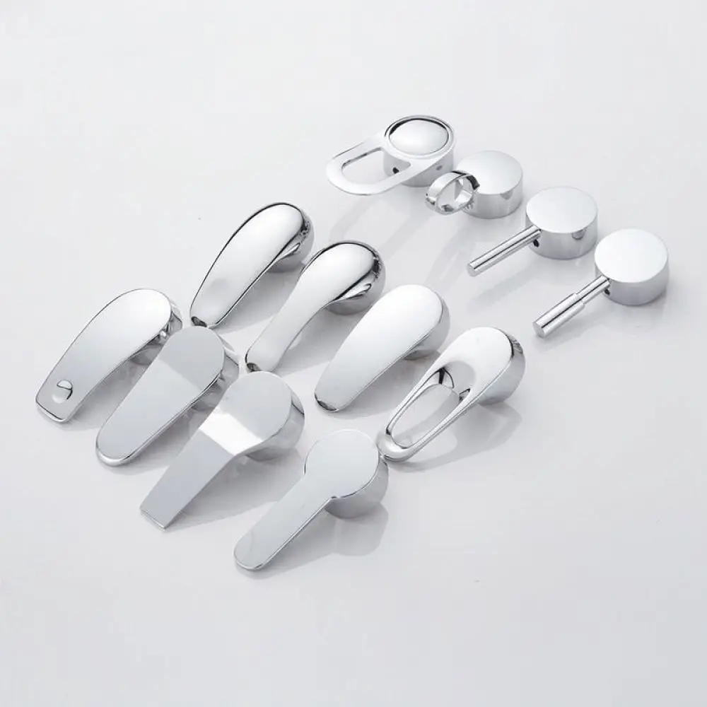 Universal Faucet Handle Replacement Alloy Cold Hot Water Tap Lever For 35mm 40mm Bathroom Kitchen Shower Basin