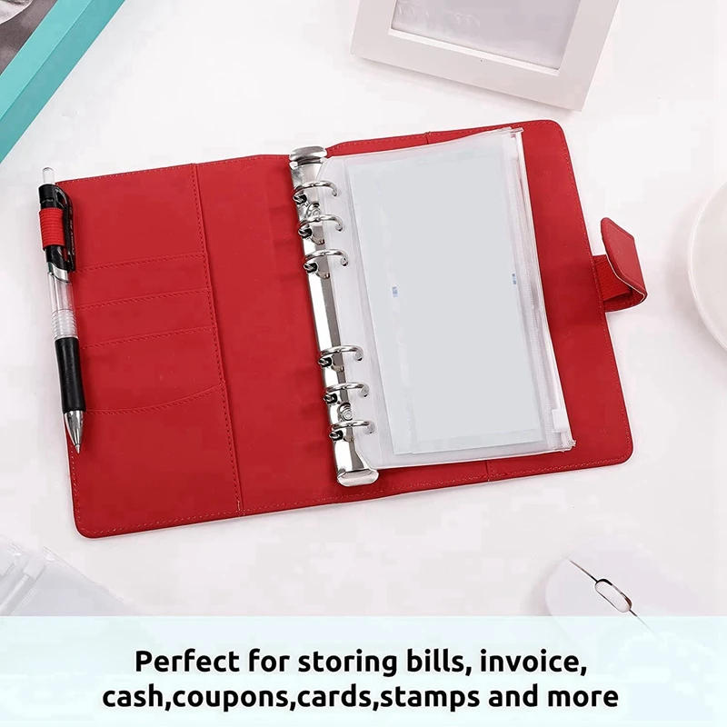 Budgeting Cash Envelope, 30 Pcs Budget Binders Set, With Cash Envelope, A6 Binder, For Saving Money Envelope Storage Bag