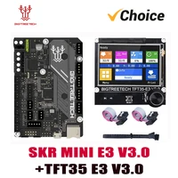 Placa base de impresora 3D BIGTREETECH SKR Mini E3 V3.0 + TFT35 E3 V3.0, pantalla integrada TMC2209 para Ender 3 Pro CR10, placa de Control 3d