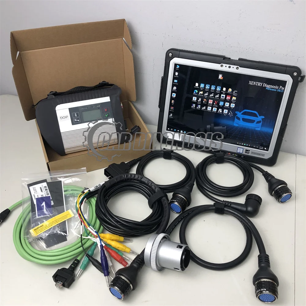 

A+ Mb C4 Star Diagnosis C4 Sd Connect xentry Multiplexer Car Diagnostic Tool OBD2 Scanner for benz+cf33 tablet