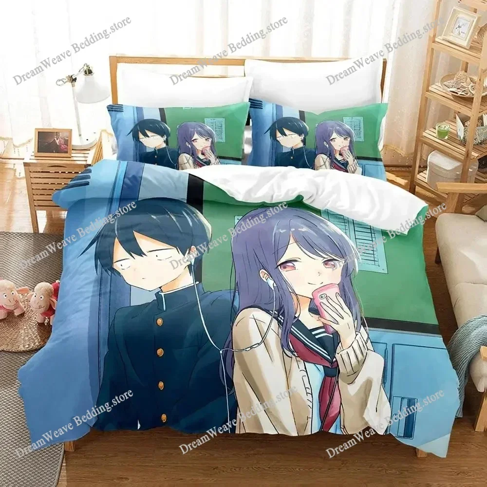 

Kubo Won't Let Me Be Invisible Cartoon Poster Sheets Quilt Covers Bedding Dormitory Sheets Bedding Set Soft Warm Bedding Set9639