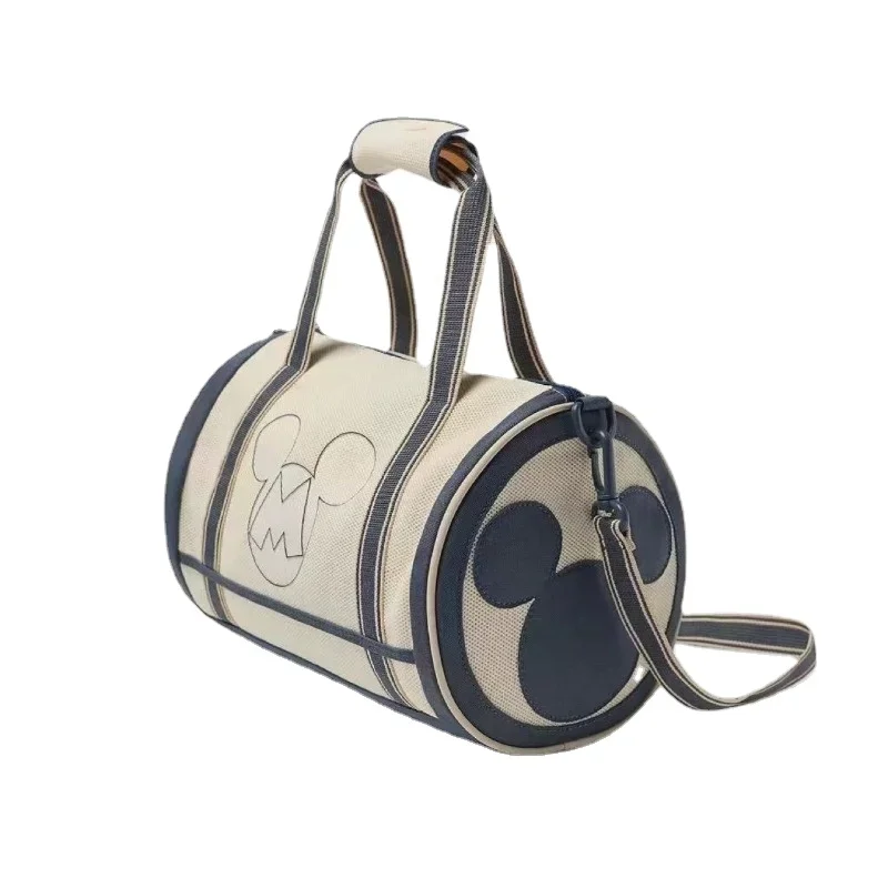 Disney New Children's Large-capacity Handbag Casual Simple Breathable Mickey Printed Shoulder Crossbody Bag Unisex Outdoor