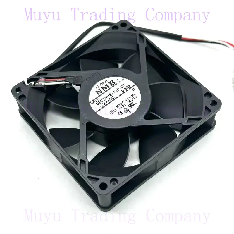 

Для NMB-MAT 09225VE-12P-CT DC 12V 0.68A 3-проводной Вентилятор охлаждения сервера 90x90x25 мм