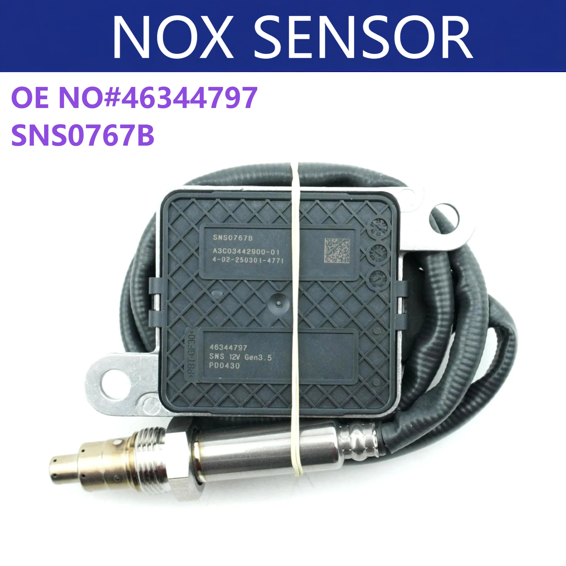 46344797 SNS0767B NOx Sensor High Quality Nitrogen Oxide Sensor For FIAT 500X JEEP COMPASS RENEGADE A3C03442900-01 Car Parts