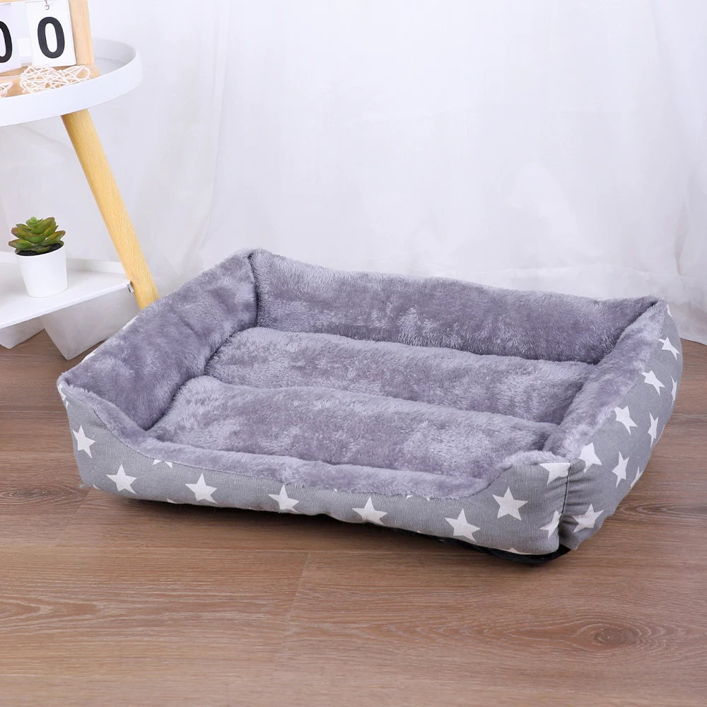 Dog Mat Beds for Dogs Large Basket Small Plush Bed Pet Medium Cats Kennel Sofa Warm Accessories Pets Cushion Washable Puppy Big