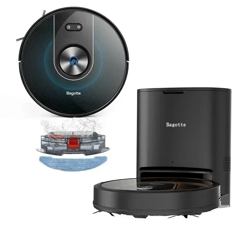 

Smart Home Appliances Floor Cleaning Aspiradora Robot - Mop Suction Electric Robot Vacuum Cleaner With Self-Emptying Dustbin