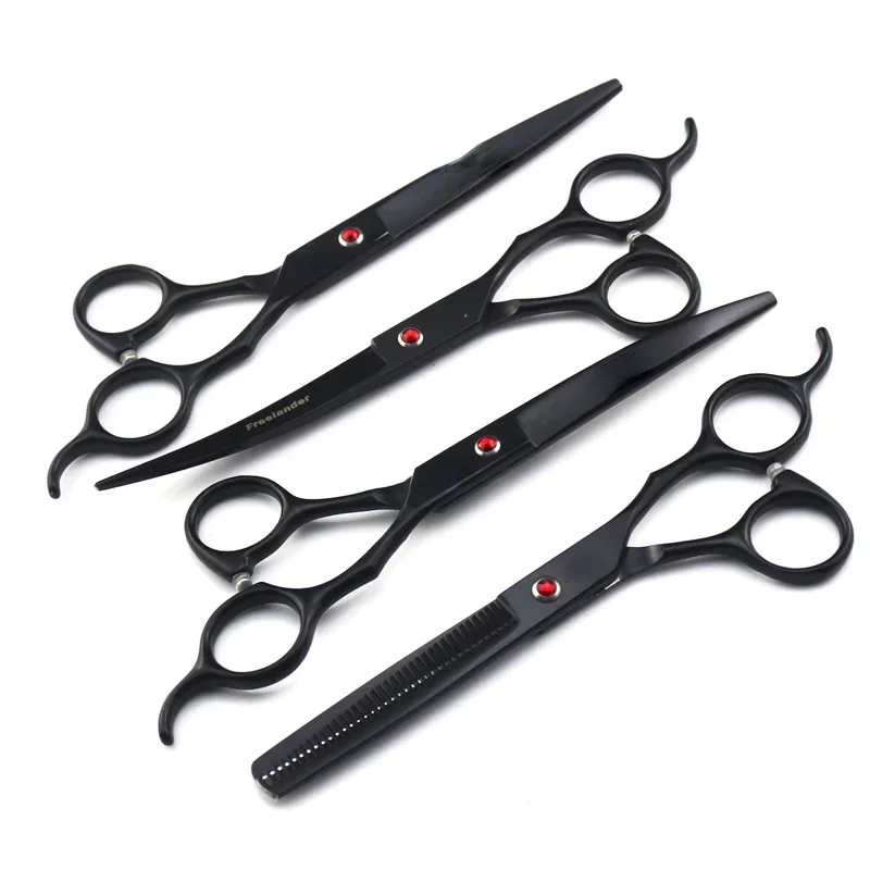 

7Inch Scissors Japan 440C Professional Hairdressing Scissors Hair Cutting Thinning Scissors Set Barber JP Shears Haircut