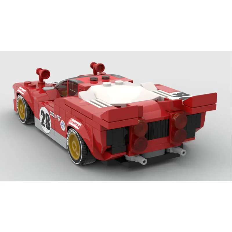 

MOC-105487, новый классический суперспортивный автомобиль, гоночный строительный блок, модель 231, детали MOC, креативная детская игрушка-строитель на день рождения для мальчиков