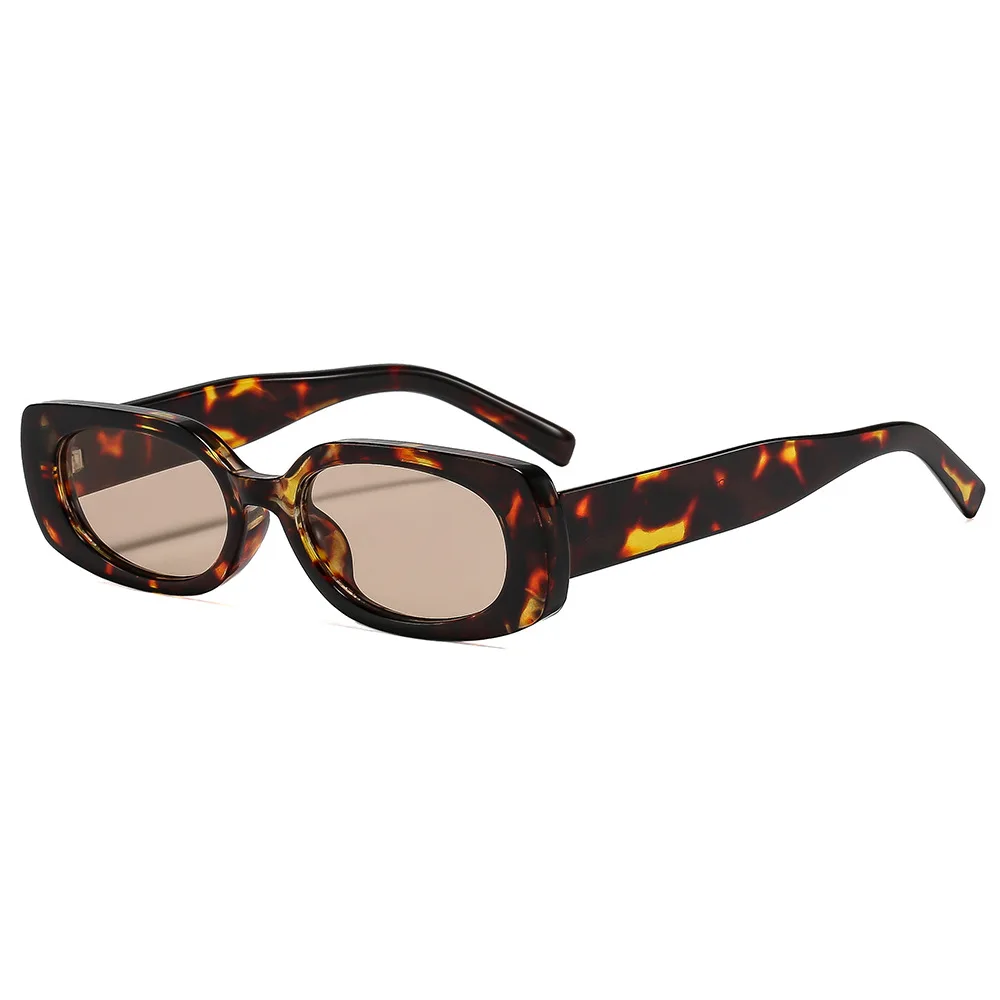 1pcs Light Luxury Rectangle Sunglasses Minimalist Design Elegant Unisex Uv400 Protection Sun Glasses New Goggles