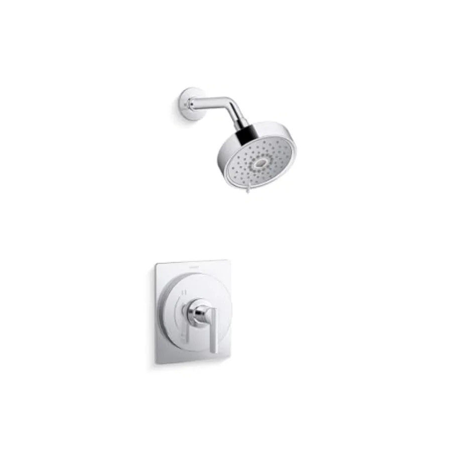 

Shower Only Trim Package for residential use, brass construction, polished chrome finish, 2.5 GPM multi-function shower head wi