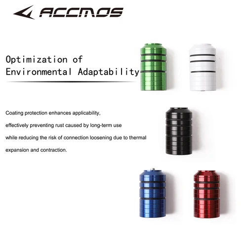 Imagen 2 del producto 5 colores 421 contrapeso de tiro con arco estabilizador barra de equilibrio arco elevador juego de pesas accesorios desmontables