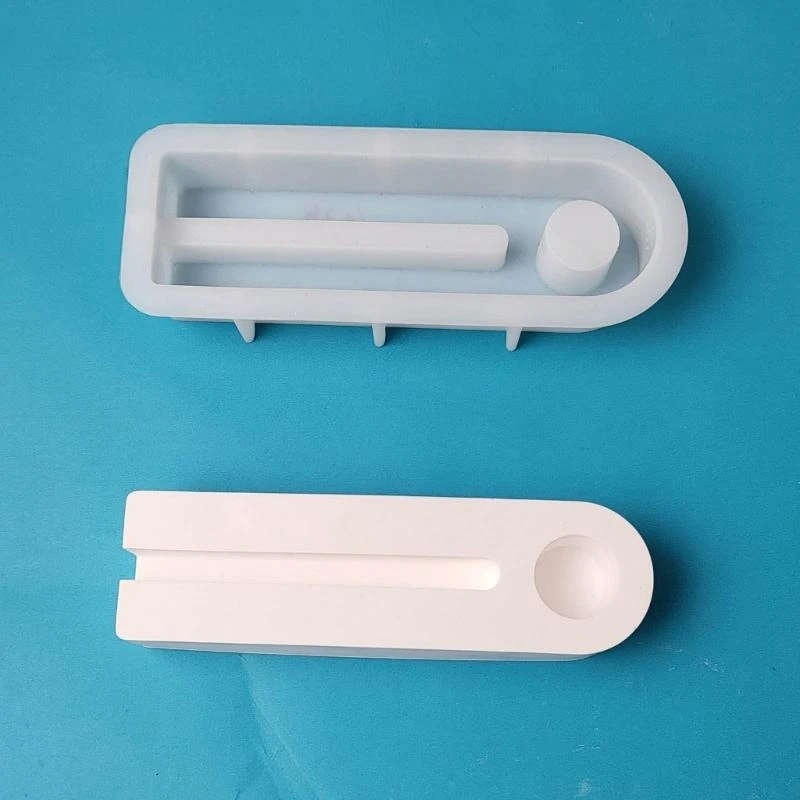 الأسمنت ثقوب الشمعدانات قوالب السيليكون حامل الشموع الخرسانية الزخرفية #4