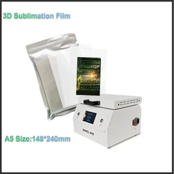 50pcs Phone Case Film 3D Sublimation DIY Blank Film for SMC-A5 Heat Thermal Transfer Printing Machine Personalized Back Covers