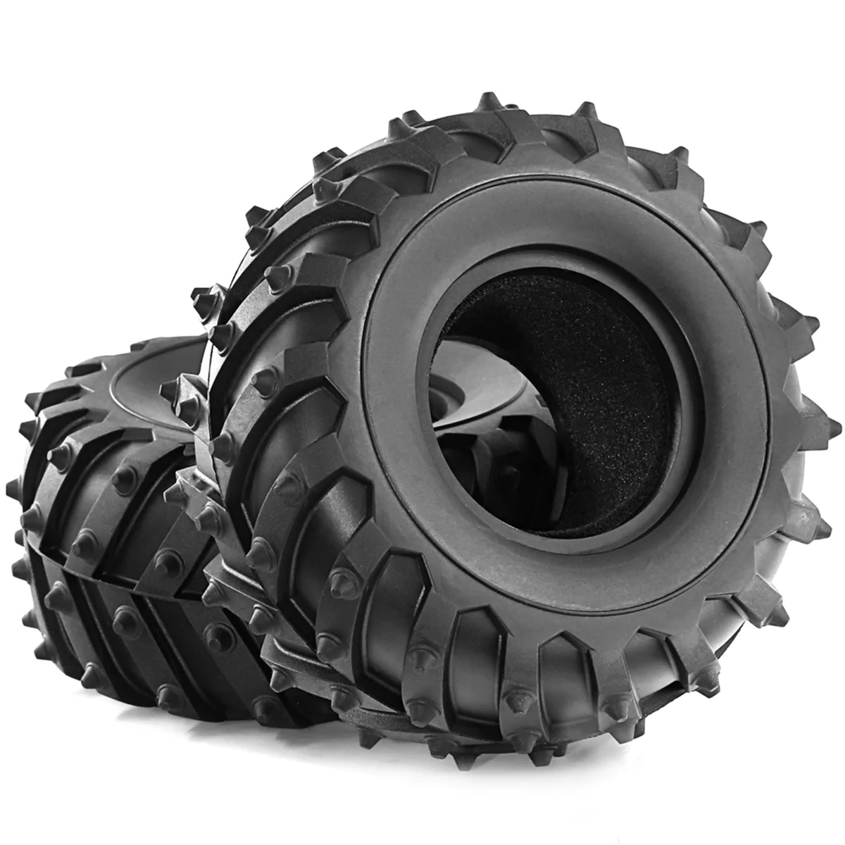 N18R 4pcs 1/10 Wheel 128mm -Truck -Tires for SCX10 /// Upgrade Parts