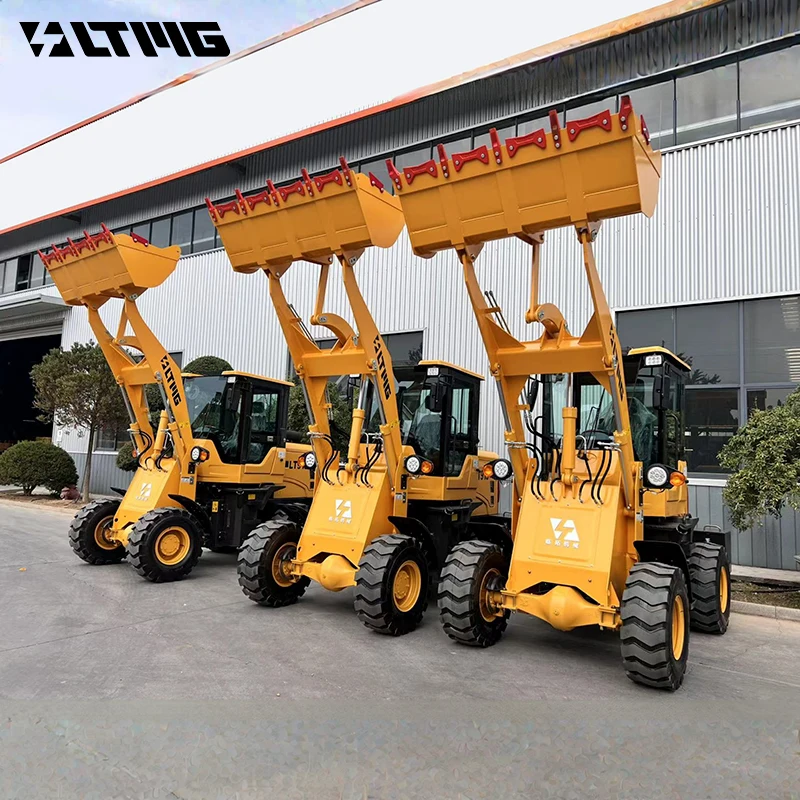 LTMG Cargador Frontal Compact Mini Front Loader 0.8ton1 Ton 2 Ton 1.5 Ton Mini Wheel Loader For Sale