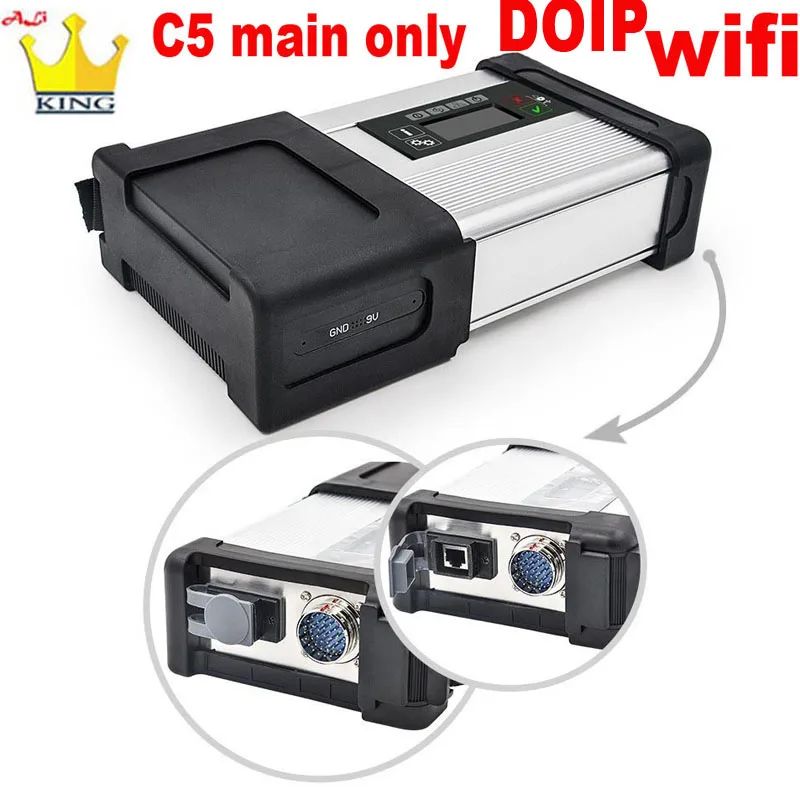 

DOIP MB Star C5 Multiplexer Main Unit SD Connect Compact C5 support DOIP WIFI OBD 2 c5 diagnostic tool For benz Cars and Trucks