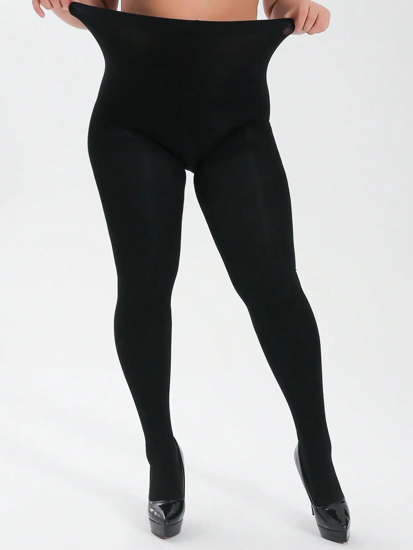 High-Waist Shaping Tights in Multiple Colors