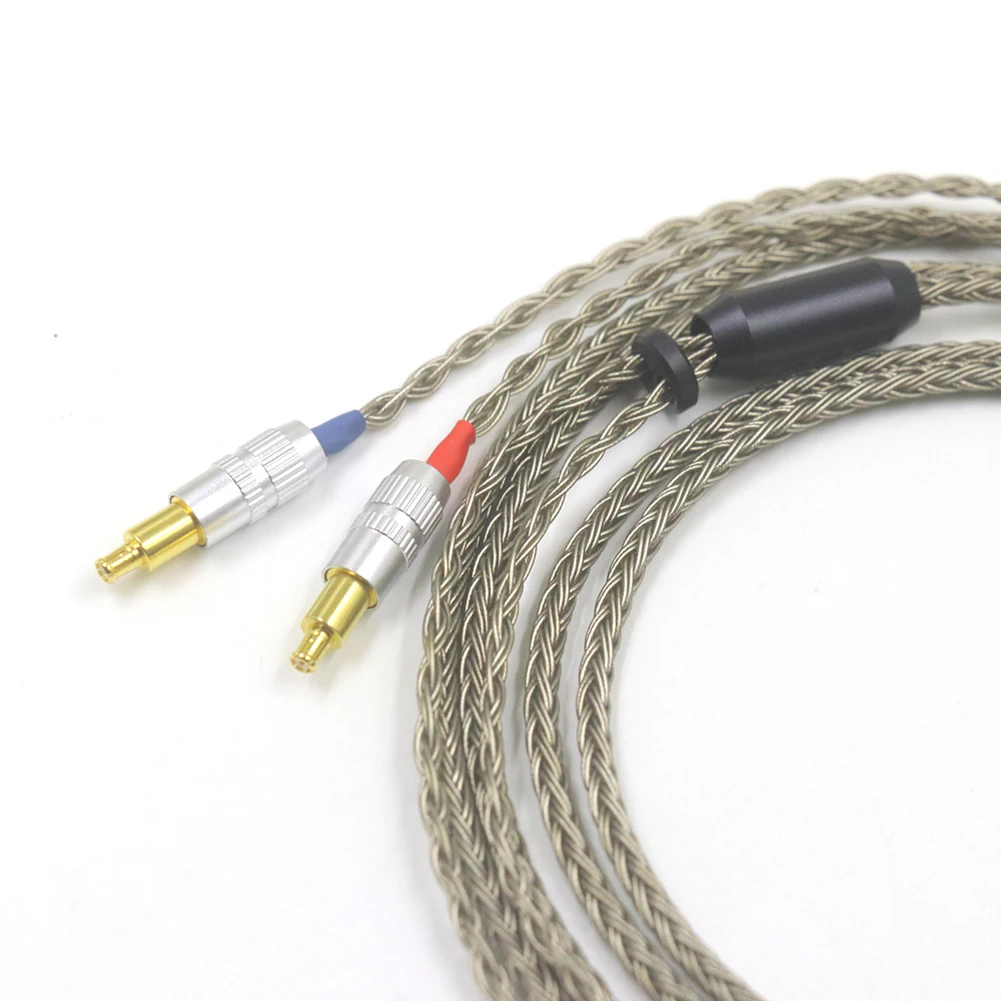 مسدس هالداني-رمادي 16 النوى الفضة مطلي الجرافين سماعة ترقية استبدال كابل ل ATH-ap2000ti ADX5000 WP900 MSR7B 770H AP200