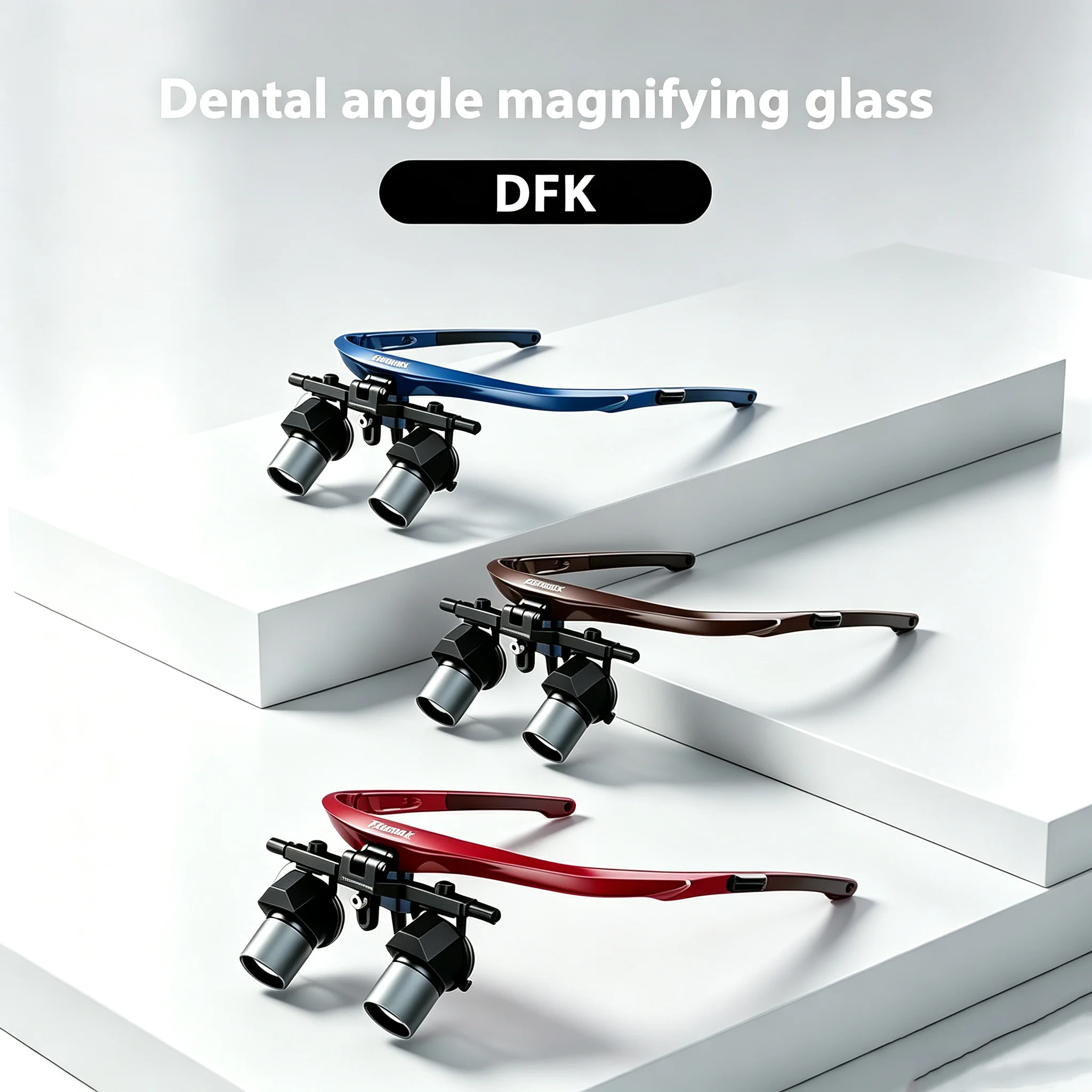 JINGT DFK Surgical Dental Loupes 3.0X 4.0X 5.0X Magnifier Glasses with Adjustable 400-550mm Working Distance Dental Equipment