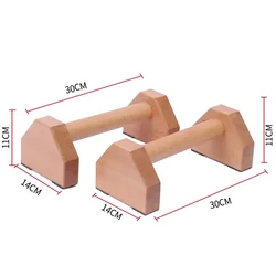 Pine Boutique Push-up Bracket Household Small Fitness Equipment Parallel Bars Solid Wood