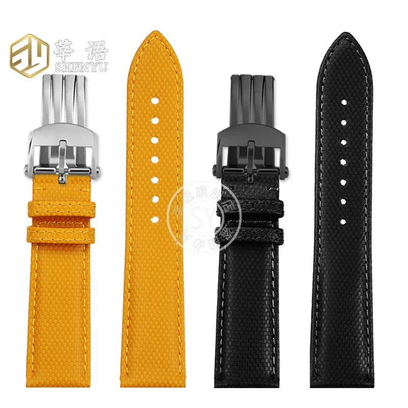 22mm nylon strap For Breitling Avenger Blackbird mechanical timing B01 super ocean lea-ther bottom watchband 22MM