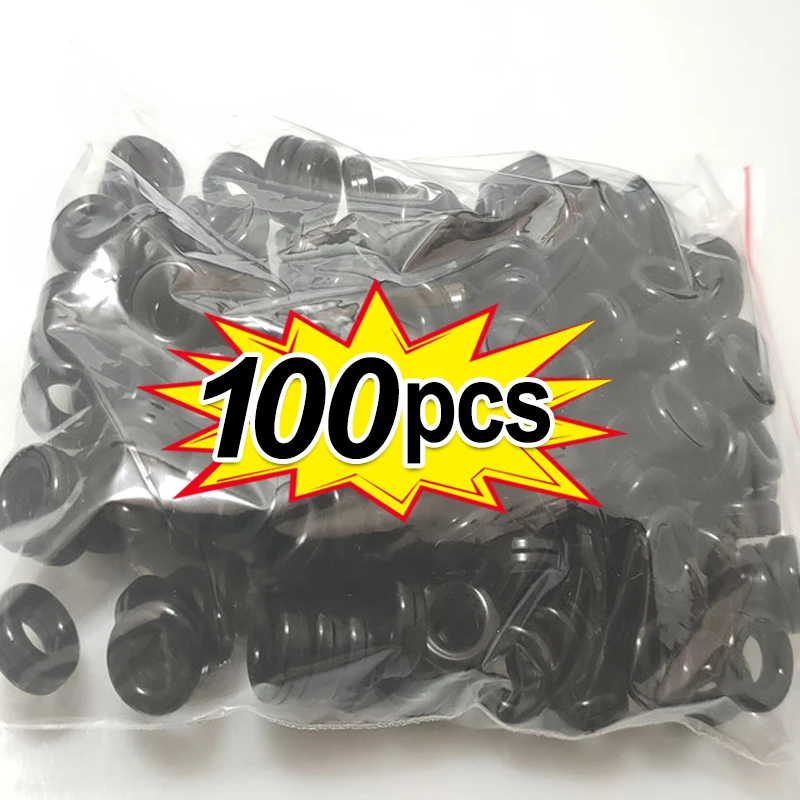 20-100pcs Black Silicone Anti-slip Eyeglass Hooks Grip Unisex Round Eyeglasses Leg Ear Sleeve Stopper Eyewear Retainer Holders