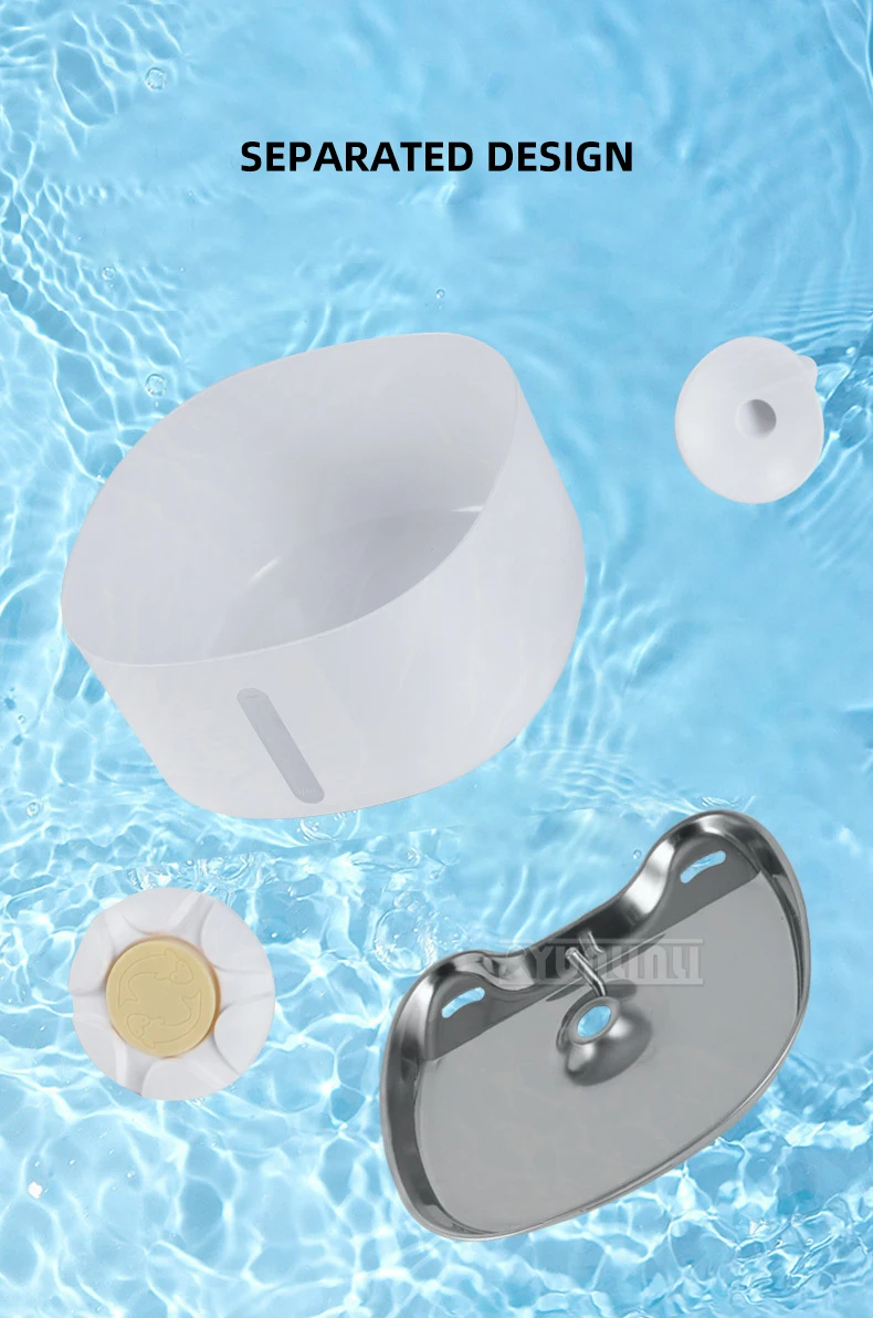 

Интеллектуальный диспенсер для воды, автоматический диспенсер для воды с датчиком домашних животных, циркуляционный фильтр, съемный, моющийся